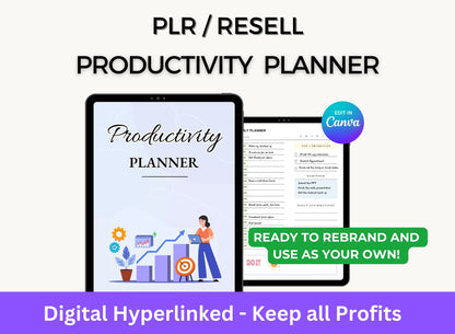 PLR Resell Productivity Planner