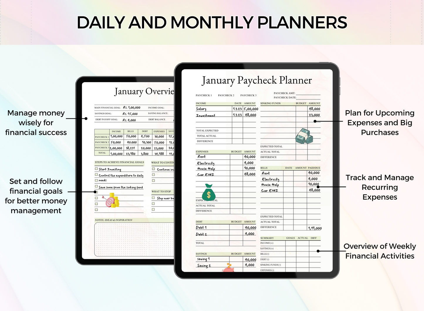 PLR Printable Budget Planner