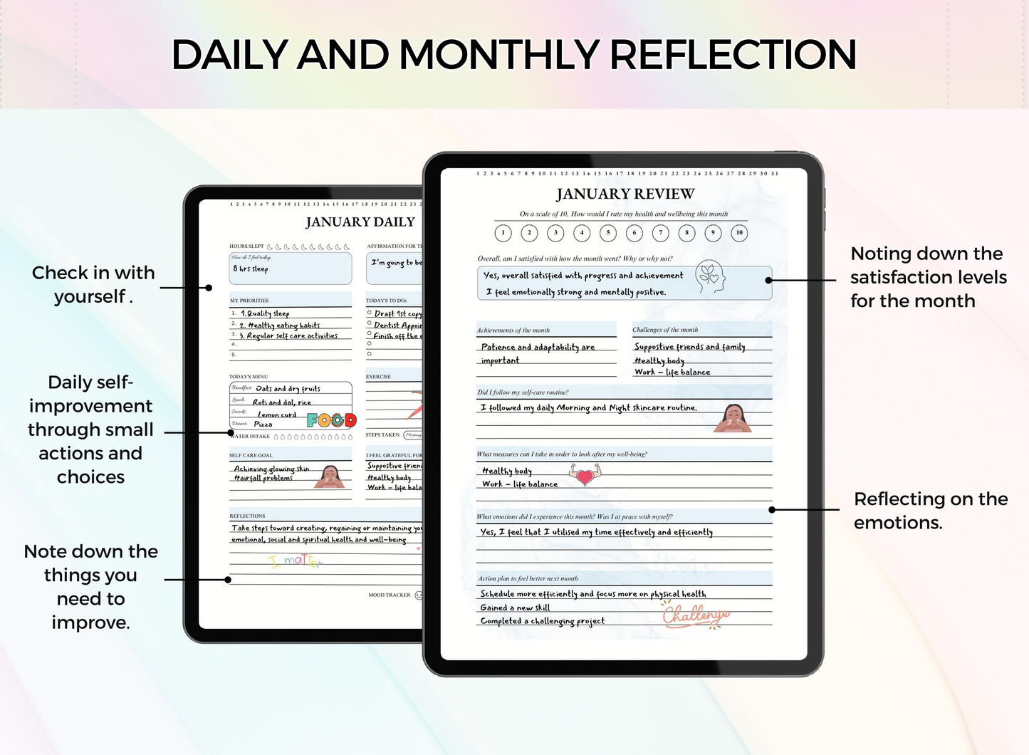 PLR Printable Wellness Journal