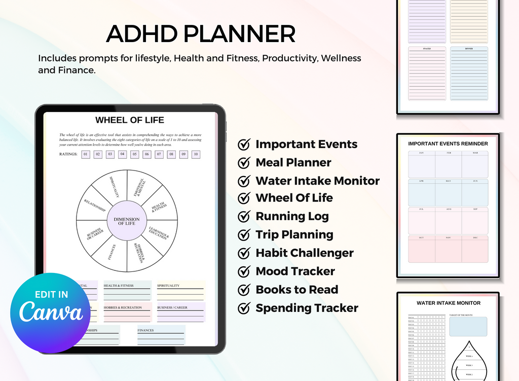 PLR Printable Planner Self Care Journal [ FREE GIFT ] – PLRDUCK.COM