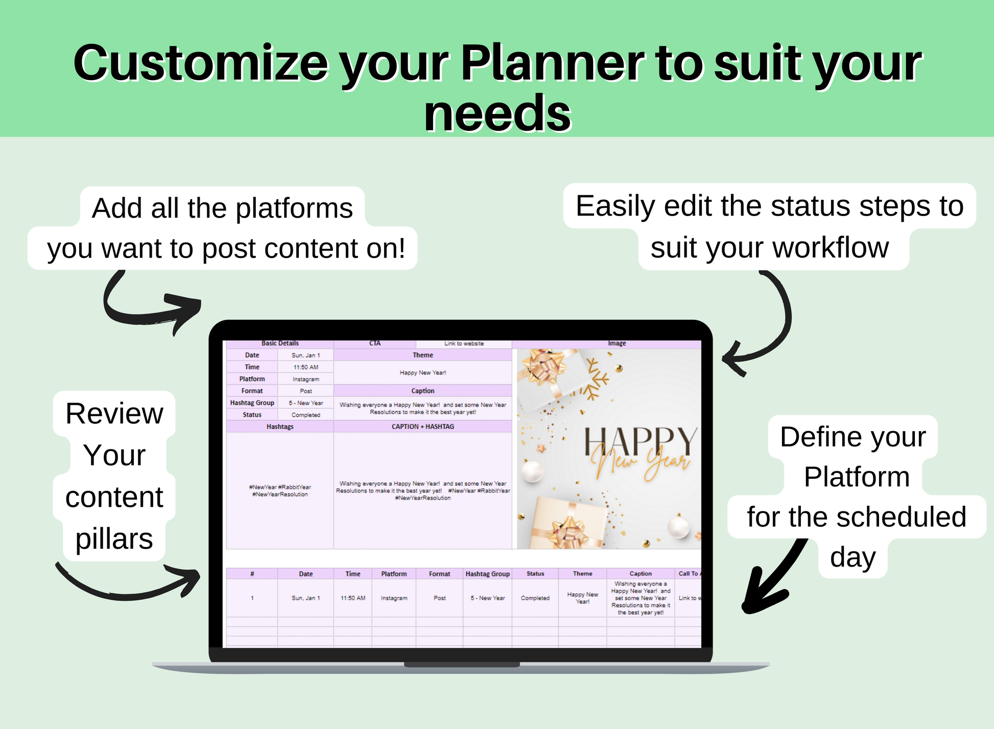 PLR Spreadsheet , PLR digital products, PLR Products, PLR Bundle Social Media Calendar Google Sheets, Social Media Planner, Content Planner, Content Calendar Template