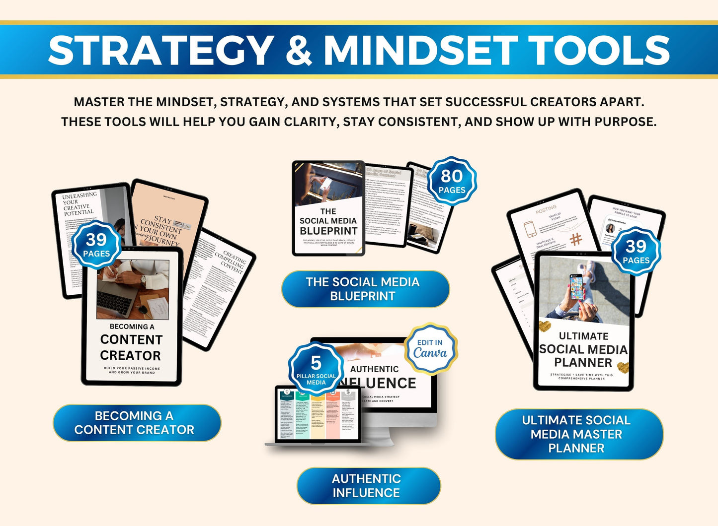 15 Mini Social Media PLR Course, Plr Ebook Course