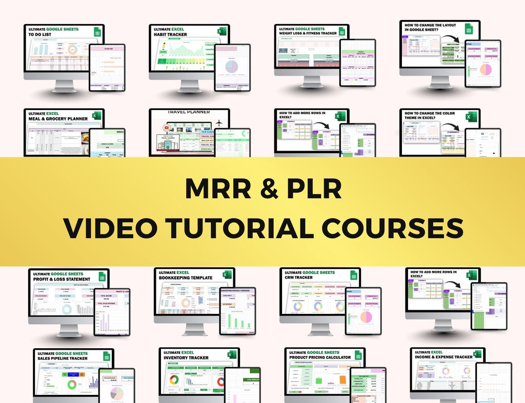 PLR Digital Planner Bundle, PLR Planners, Resell Planners – PLRDUCK.COM