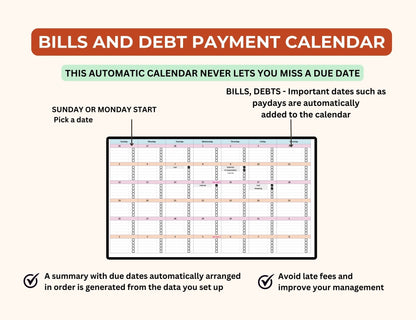 Ultimate Monthly Budget Spreadsheet Planner with MRR Rights