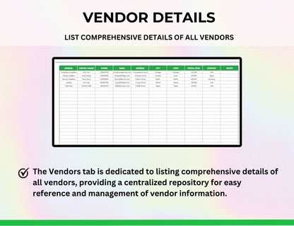 Inventory Tracker | Reseller Spreadsheet | Product and Materials Inventory Template