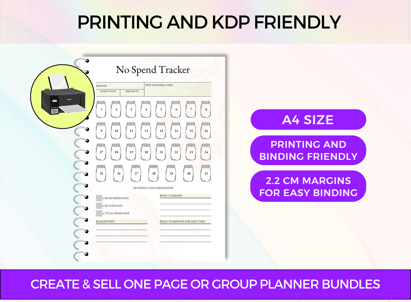 PLR Printable Budget Planner