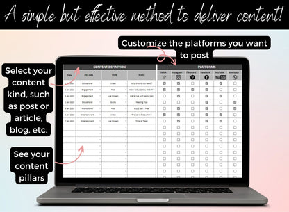 Social Media Planner and Calendar Calendar with MRR  Rights