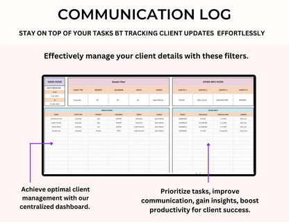 Client Tracker & Lead Management Tracker with MRR Rights