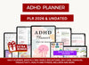 ADHD 2026  Neurodivergent Hyperlinked Planner with MRR Rights