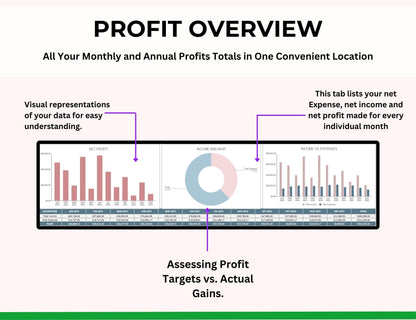 AirBNB Rental Income and Expense Spreadsheet with MRR Rights