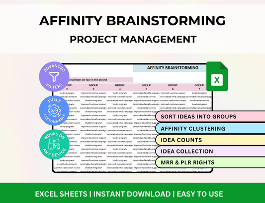 affinity brainstorming template, affinity brainstorming spreadsheet, affinity brainstorming ms excel, affinity brainstorming excel, affinity brainstorming template excel, affinity brainstorming spreadsheet excel