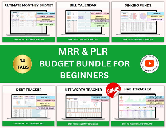 Budget Bundle for Beginners with MRR Rights