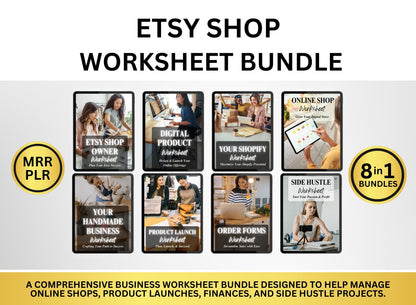 Etsy Seller Selling on Etsy Digital Product Launch Worksheet