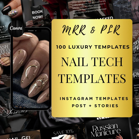 Nail Tech Instagram Templates | Manicurist posts  MRR