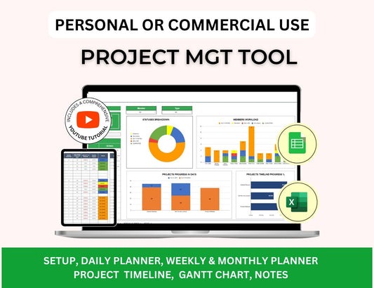 project management, kanban board, project timeline, project planner, project tracker, project manager, productivity planner, time management, project planning, project budget