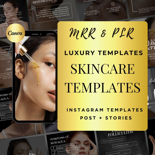 Skincare Social Media Templates | Esthetician Template