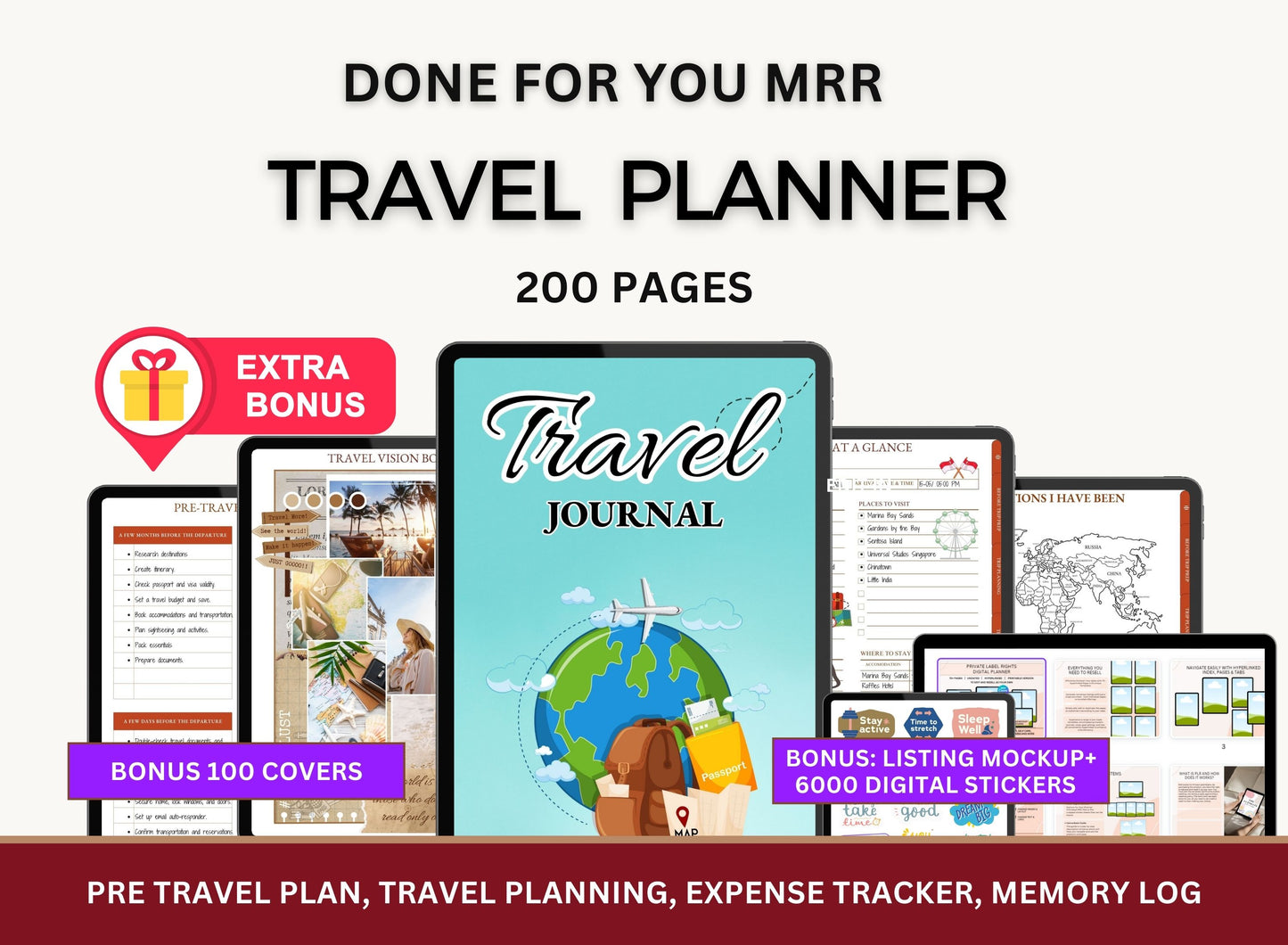 Travel Planner with MRR Rights